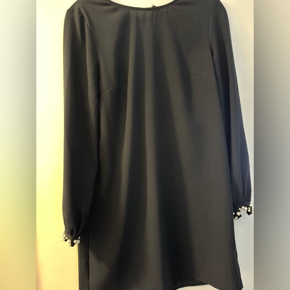 H&M Dresses & Skirts - H&M Black Dress with Pearl Cuffs